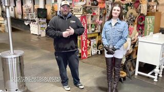 MADISON HODGES MODELS ESPRESSO BROWN LEATHER THIGH BOOTS AT KEYSTONE ARITISAN WERKS IN COLUMBIA PA
