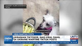 Ukranian TikToker, nag-viral dahil sa Ukraine wartime TikTok posts