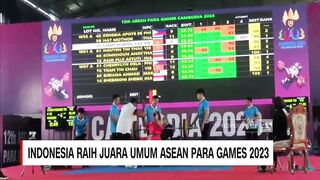 Sabet 133 Emas, Indonesia Juara Umum ASEAN Para Games