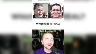 Which face is REAL? Which is AI? [2] #shorts #ai #funny #artificialintelligence