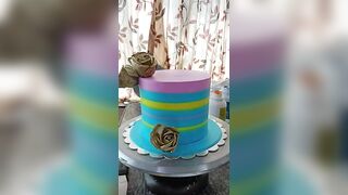 NEW FANCY COLORFUL CAKE DECORTING IDEAS #birthday #cake #reels #rohitfancycake #instagram