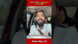 UK07 Rider Instagram Income Revealed ???? | UK07 Rider Earings Revealed | #shorts #viral #theuk07rider