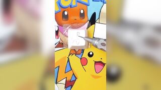 #pikachu de #pokemon sur mon #clavierpersonalisé ???? #customkeyboard #custompaint #anime #dessin