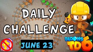 Bloons TD 6 Daily Challenge | Support Monkeys Only | No MK No Powers | June 23 2023