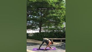 Universal Yogini (70) | Advanced Stretching in The Sun by Yoga with Parisa, Universal Yogini #Shorts