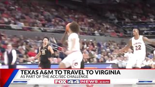 Texas A&M to travel to Charlottesville for ACC/SEC Challenge