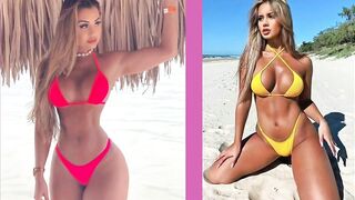 Duelo de Colores: Bikinis Rojos vs. Amarillos ¿Cuál crees que hace resaltar mejor las curvas?
