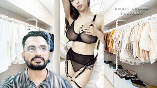 Beautiful black bra and panty || Mesh lingerie || Dress review & ideas