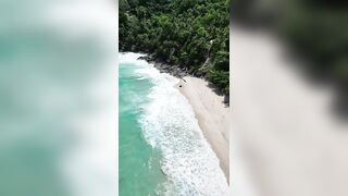 DJI Mini 3 Pro Drone Captures the Magic of Freedom Beach Phuket #shorts