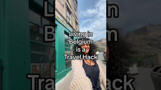 Living in Belgium: The Ultimate Travel Hack! #youtubeshorts #ytshorts #belgium #livingabroad