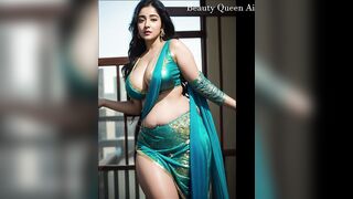 Indian Beautiful Models Back View Saree Look Book Ai Generate | Indian Women Traditional Ai Art
