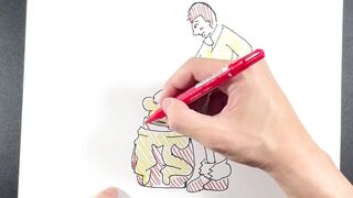 How dirty is your mind? funny drawing