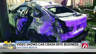 1 hurt after car slams into Daytona Beach cannabis dispensary, police say