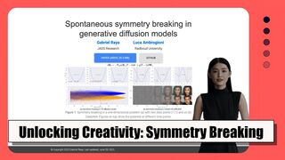 Unlocking Creativity: The Symmetry-Breaking Phenomenon in AI Models