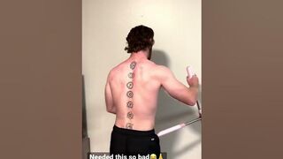 Needed this ???? @MrSpine #backcrack #gym #stretching #tennis #youtubeshorts #reels #asmr #shorts