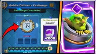 12-0 GOBLIN DELIVERY CHALLENGE | CLASH ROYALE | BEST GOBLIN DELIVERY DECK!