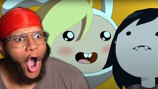 MARCYYYY?!?!?! SIMON?!? I'M THERE!! | Adventure Time: Fionna & Cake Trailer REACTION!!