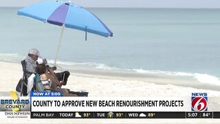 Brevard County to approve new beach renourishment projects