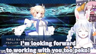 Pekora Used The Power Of God And Anime To Roll Arcueid In FGO【Hololive / Eng Sub】