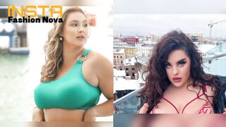 Ana cloudia vs Ana sivona Hottest models | Instaagram models | curvy models.