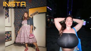Ana cloudia vs Ana sivona Hottest models | Instaagram models | curvy models.