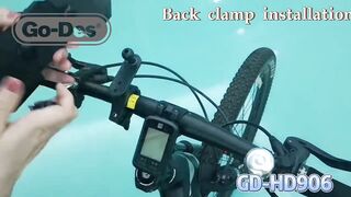 Go-Des Waterproof Motorcycle Phone Holder Handlebar Mount flexible adjustable holder bicycle stand