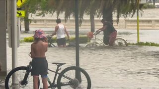 Hurricane Idalia | Despite warnings, many in Florida travel through flood waters