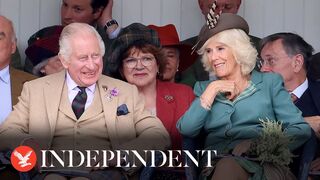 King Charles III and Queen Camilla attend Braemar Gathering highland games