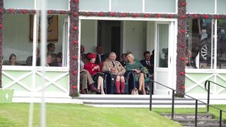 King Charles III and Queen Camilla attend Braemar Gathering highland games