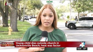 ‘Heat was a factor’: Toddler dies in incident at Jacksonville Beach church