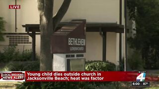‘Heat was a factor’: Toddler dies in incident at Jacksonville Beach church