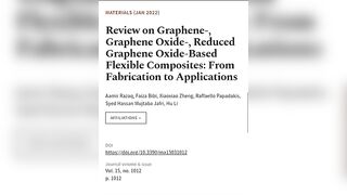 Review on Graphene-, Graphene Oxide-, Reduced Graphene Oxide-Based Flexible Composite... | RTCL.TV