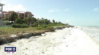 Pinellas residents concerned over beach renourishment after Hurricane Idalia