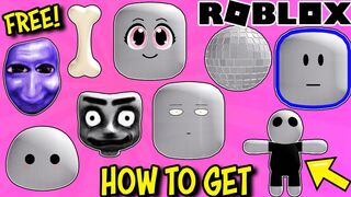 *FREE ITEMS* How To Get BOOGIE BUDDY, DISCO BALL, BONE, ANIME, OK & TONS of Faces on Roblox