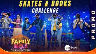Skates & Books Challenge - Happy Days Theme Promo | Family No.1 | This Sunday @ 11 AM | Zee Telugu