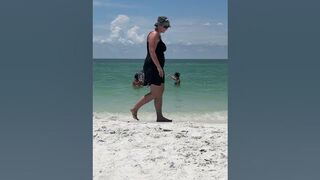 SPOTTED: DOLPHIN or SHARK on our BEACH DAY? ????#shorts #vlogs