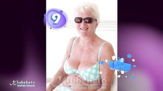 Older Women In Bikinis And Swimsuits | Attractive Granny Over 60