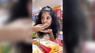 White Color Food Challenge in Mall | #tamilshorts #foodchallenge