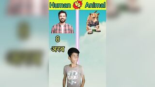 Human vs Animal#shots #viralvideo ##compilation#youtube seo