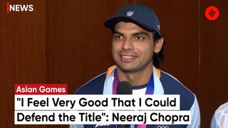 Neeraj Chopra Triumphs with Gold in Javelin Throw at Asian Games | Neeraj Chopra Asian Games 2023