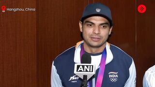 Neeraj Chopra Triumphs with Gold in Javelin Throw at Asian Games | Neeraj Chopra Asian Games 2023