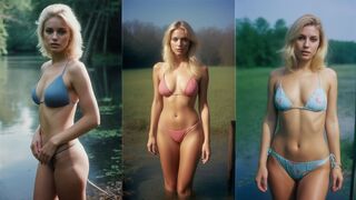 1980s LookBook. Models in Bikinis - Lingerie Show #3