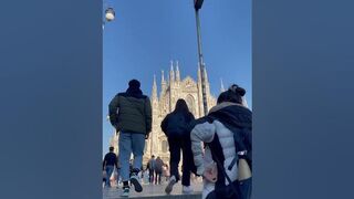 Duomo Milano , Italy. #travel #youtubeshorts #milan #europe