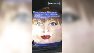 Nearly 400-pound Taylor Swift pumpkin is artist’s latest celebrity tribute
