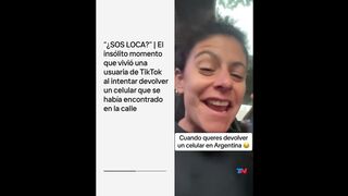 "¿VOS SOS LOCA?" | Insólito momento que vivió una usuaria de TikTok al intentar devolver un celular