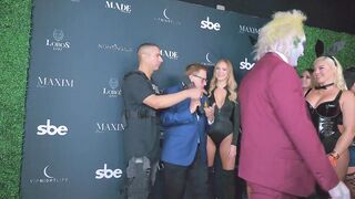 Sam Rhima with Models (day 2) at Maxim Halloween Party in Hollywood, CA