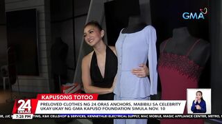 Preloved clothes ng 24 Oras anchors, mabibili sa Celebrity Ukay-Ukay ng GMA Kapuso... | 24 Oras