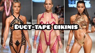 Miami Fashion Week Lingerie and Swimwear Try On Haul ???????????????? Live On Stage - American Top Models ????????????
