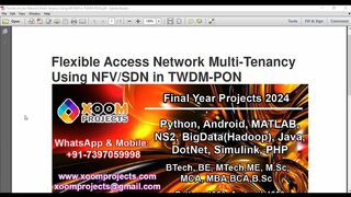 Flexible Access Network Multi Tenancy Using NFVSDN in TWDM PON