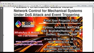 Flexible Performance Based Neural Network Control for Mechanical Systems Under DoS Attack and Event